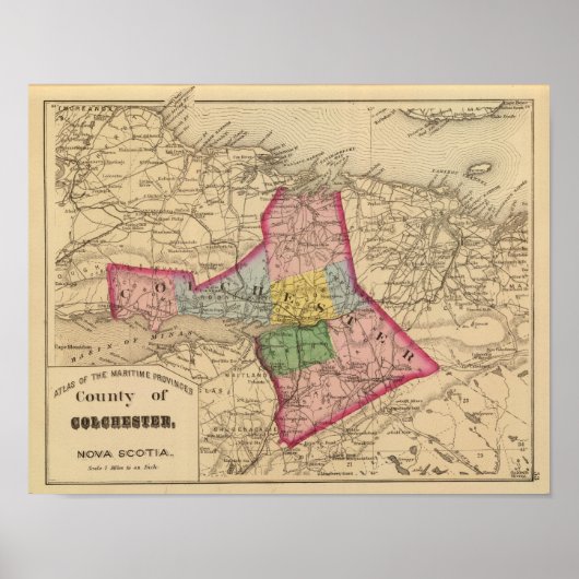 Colchester Co., NS Poster (Vorne)