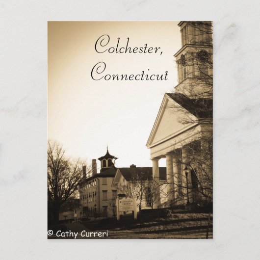 Colchester, Postkarte Connecticut (Vorderseite)