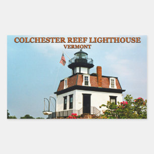 Colchester Reef Leuchtturm, Vermont Aufkleber