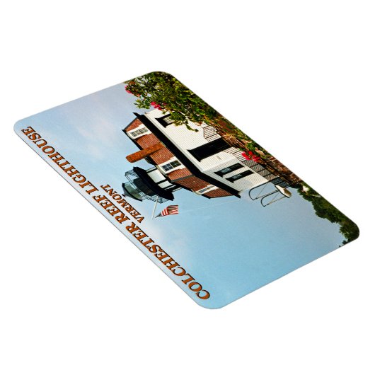 Colchester Reef Lighthouse, Vermont Flexi Magnet (Rechte Seite)