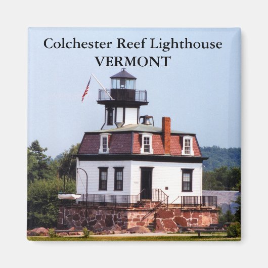 Colchester Reef Lighthouse, Vermont Magnet (Vorne)