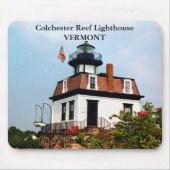 Colchester Reef Lighthouse, Vermont Mousepad (Vorne)