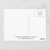 Colchester Reef Lighthouse, Vermont Postcard Postkarte (Rückseite)