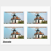 Colchester Reef Lighthouse, Vermont Stickers (Blatt)