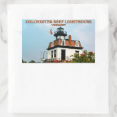 Colchester Reef Lighthouse, Vermont Stickers (Tasche)