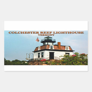 Colchester Reef Lighthouse, Vermont Stickers