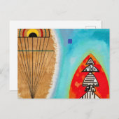 Cold, 1929 von Wassily Kandinsky Postkarte (Vorne/Hinten)