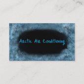 Cold Air Conditioning Business Cards Visitenkarte (Vorderseite)