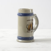 Cold Beer Hot Party 2 Pints Perfekter Combo Bierglas (VorderseiteRechts)