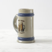 Cold Beer Hot Party 2 Pints Perfekter Combo Bierglas (Vorderseite Links)
