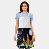 Cold Beer Shirt Schürze (Getragen)