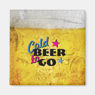 Cold Beer to go Magnet