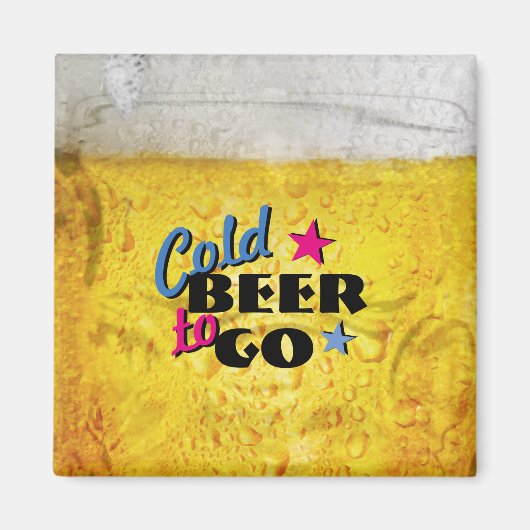 Cold Beer to go Magnet (Vorne)