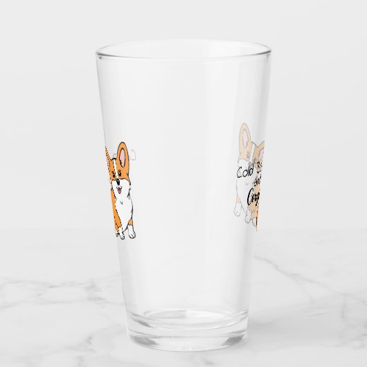 Cold Beer und ein Corgi Beer Glas (Rechts)