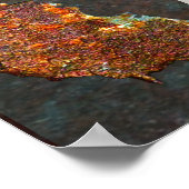 Cold BEER Vintages Schild rostiger Retrostil (Ecke)