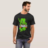 cold blooded gamer gecko lizard reptile T-Shirt (Vorne ganz)