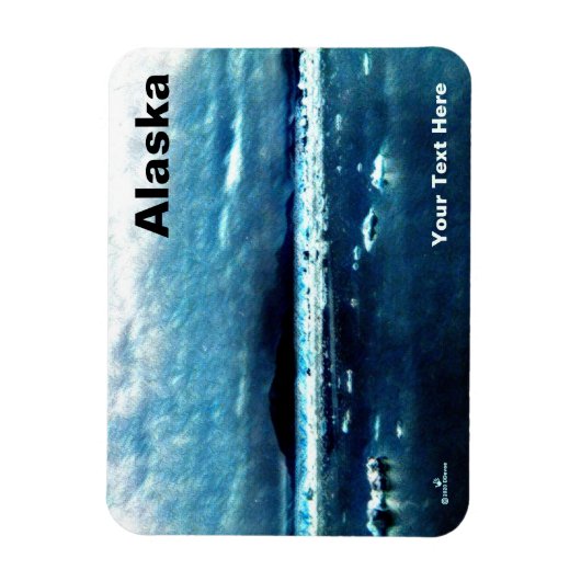 Cold Blue Sea Magnet (Vertikal)