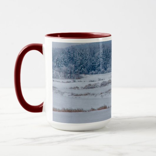 Cold Blue Snow in New England Tasse (Links)