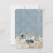 Cold Blue Winter Day Save the Date (Rückseite)