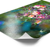 Cold Blume Fotodruck (Ecke)