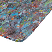 Cold Breeze Deko Glass Cutting Board Schneidebrett (Ecke)