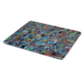 Cold Breeze Deko Glass Cutting Board Schneidebrett (Ecke)