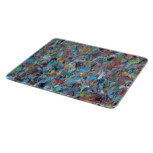 Cold Breeze Deko Glass Cutting Board Schneidebrett (Ecke)