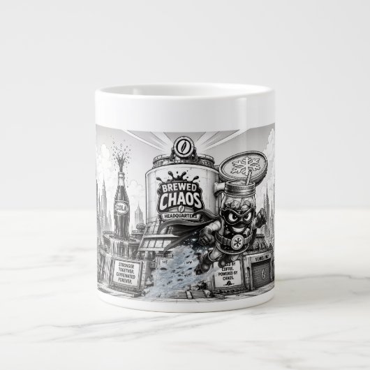 Cold Brew Cruiser: Chillen Jumbo-Tasse (Vorderseite)