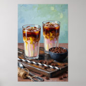 Cold Brew Kaffeemauer Kunst Poster (Vorne)