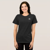 Cold Brew & Retro Grooves-Shirt Tri-Blend Shirt (Vorderseite voll)