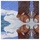 Cold Bunny ~ BRRR! Stoff (Nahaufnahme)