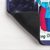 Cold Christmas Caroler Mousepad (Ecke)