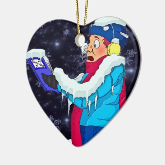 Cold Christmas Caroler Ornament (Links)