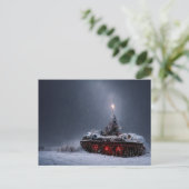 Cold Christmas Postkarte (Stehend Vorderseite)