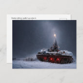 Cold Christmas Postkarte (Vorne/Hinten)