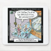 Cold Clean Hands W/Guns Funny Gifts & T-Shirts Mousepad (Vorne)