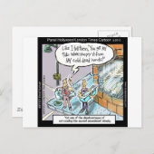 Cold Clean Hands W/Guns Funny Gifts & T-Shirts Postkarte (Vorne/Hinten)