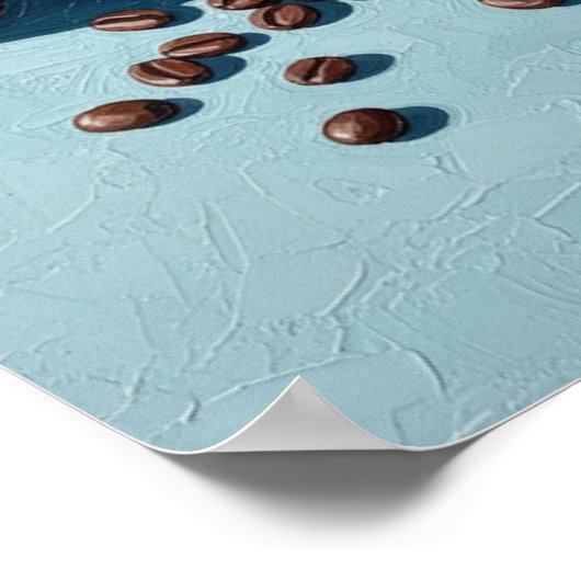 Cold Coffee Break Wall Art Poster (Ecke)