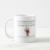 Cold Coffee Momfulness Funny Quote Kaffeetasse (Links)