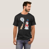 cold cold snow ice snowman snowball cold winter  1 T-Shirt (Vorne ganz)