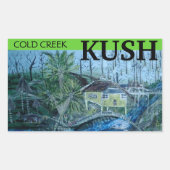 COLD CREEK KUSH RECHTECKIGER AUFKLEBER (Vorderseite)