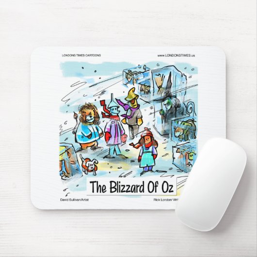 Cold Day in Oz Funny T-Shirts Tasse Mousepad (Mit Mouse)