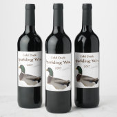 Cold Duck in White Snow Sparkling Weinkarte Weinetikett (Flaschen)