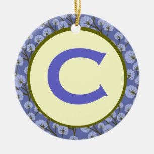 Cold Egypt Monogram Keramik Ornament