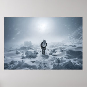Cold Extreme Herausforderung Outdoor Adventure Erk Poster