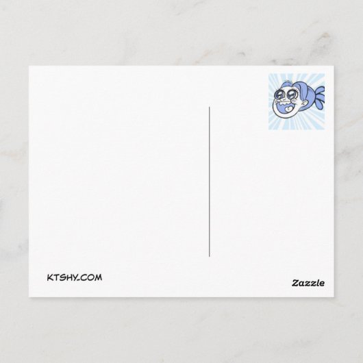 Cold Feet Postkarte (Rückseite)