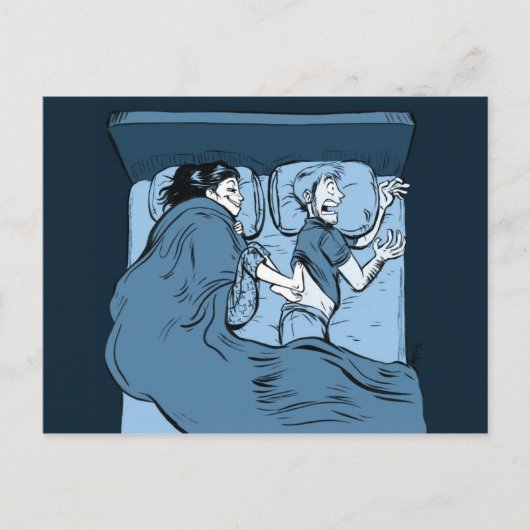 Cold Feet Postkarte (Vorderseite)