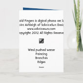 Cold Fingers Karte (Rückseite)