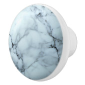 Cold Gray Marble Pattern Keramikknauf (Rechts)