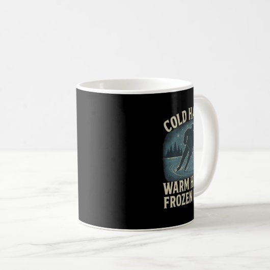 Cold Hands Warm Heart Frozen Rink – Ice Hockey Win Kaffeetasse (VorderseiteRechts)